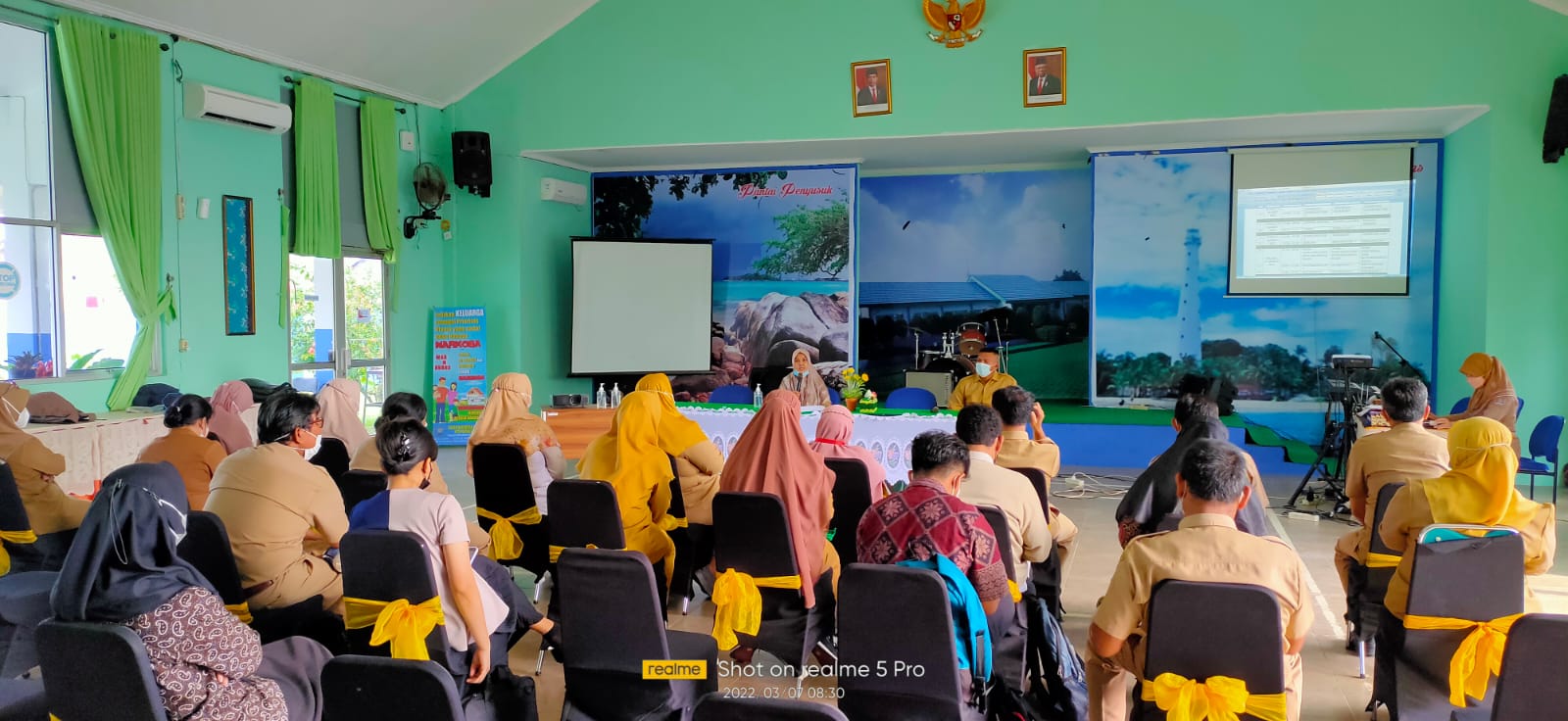 Koordinasi persiapan Ujian Sekolah kelas 12 tahun pelajaran 2021-2022