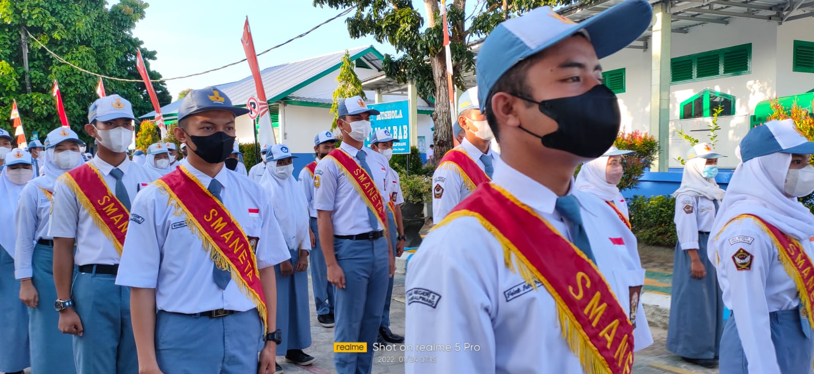 Pelantikan Pengurus OSIS dan MPK SMANETA 2021-2022