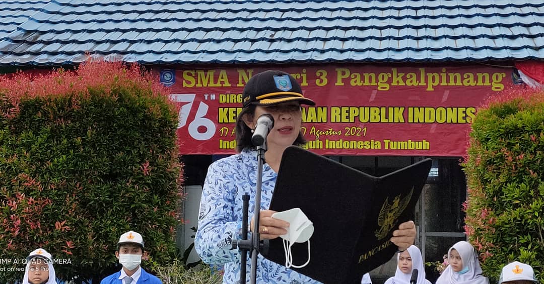 Upacara bendera Hari kemerdekaan RI ke 76