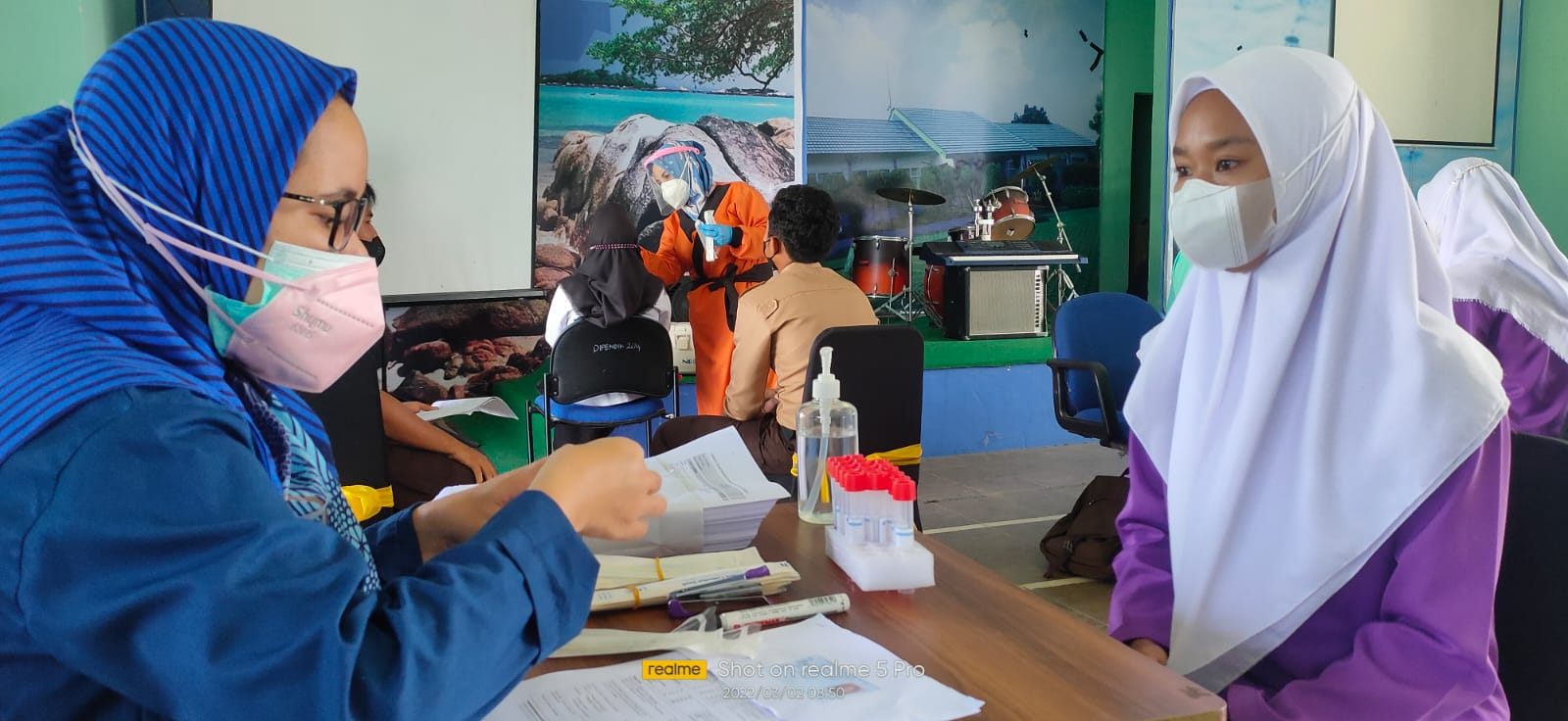 PCR Test SMANETA dari Petugas Kesehatan Puskesmas Melintang