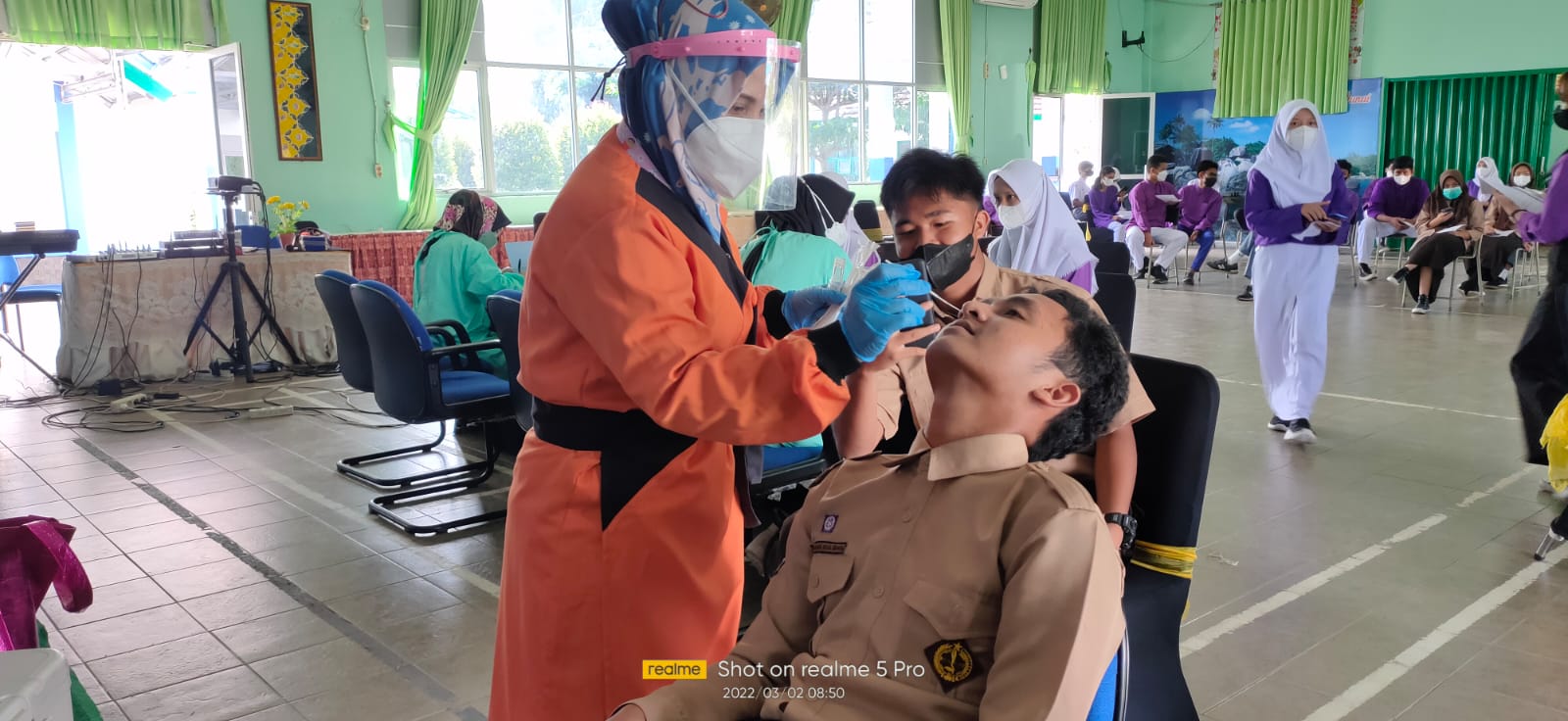 PCR Test SMANETA dari Petugas Kesehatan Puskesmas Melintang