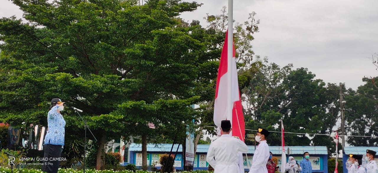 Upacara bendera Hari kemerdekaan RI ke 76